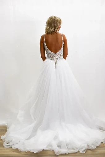 Sherri Hill Fitted gown with overskirt #1 Ivory thumbnail
