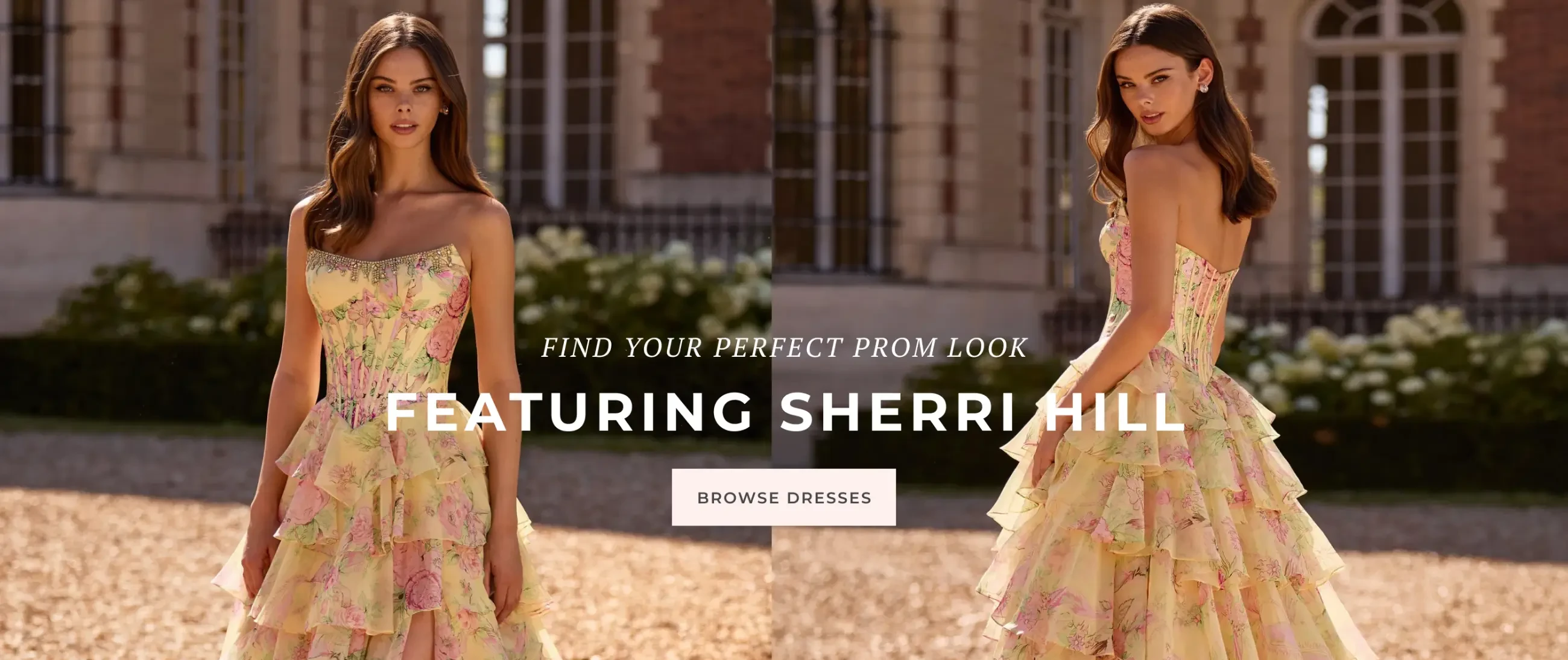 Sherri Hill spring 2026 banner