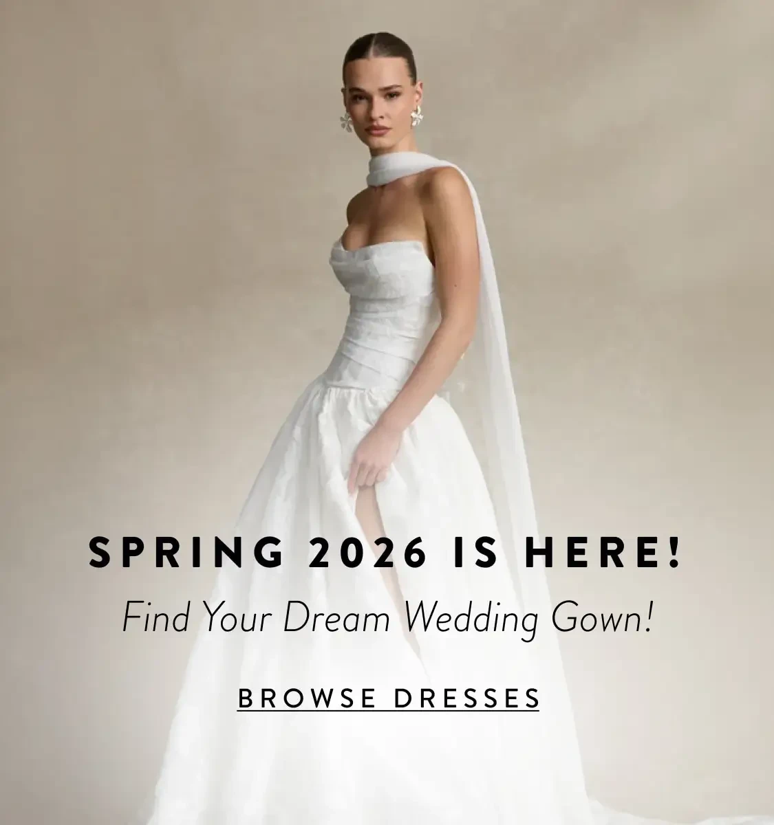 spring 2026 bridal collections banner